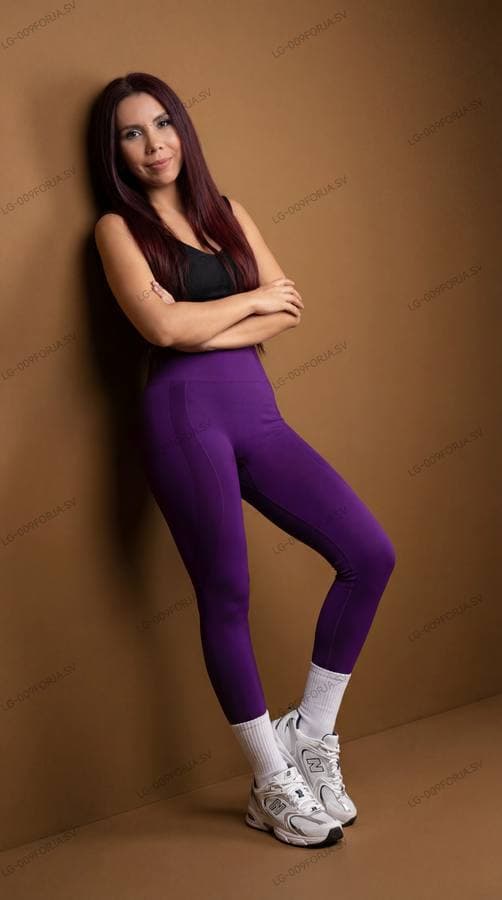 Leggings Estructura Violeta, vista 1